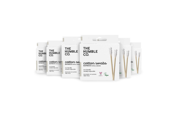 The Humble Co. Natural Bamboo Cotton Swabs